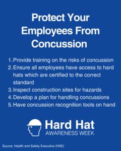 Top 5 tips on how employers an prevent concussion